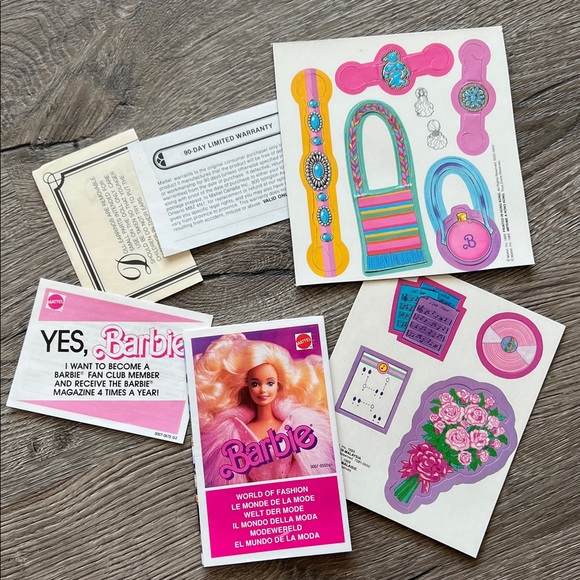 VINTAGE Western Fun BARBIE Mattel 1980’s in original box never removed from card - Picture 10 of 17